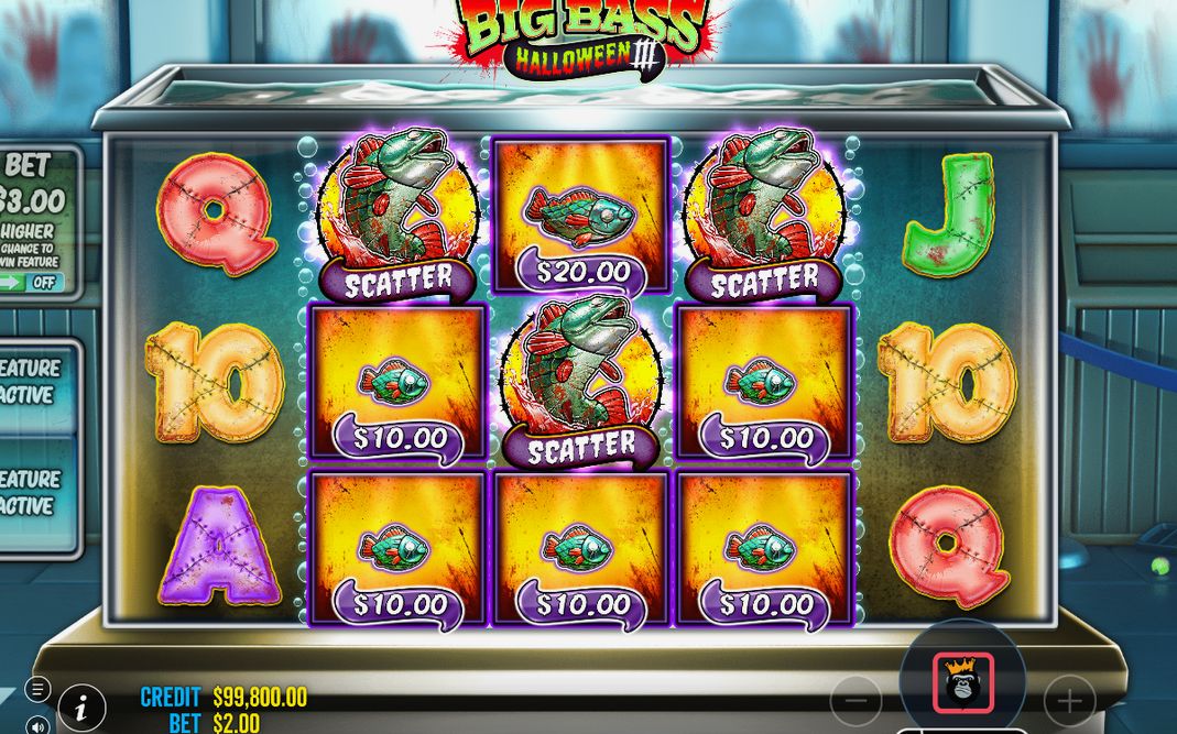 Free Spins med blå och röd spårare för WILD FISHERMAN